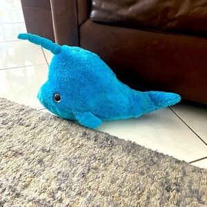 Blue Whale medium-size, plush stuffed animal